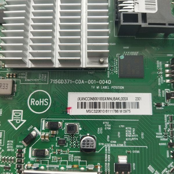 Плата Main 715GD371-C0A-001-004D до телевізора Philips 32PHS6808/05 - Неробоча, Б/в 2600622562 фото