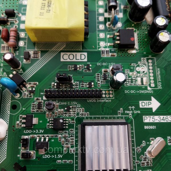Плата P75-3463GSXV6.0 до Cello C32229T2, Б/в 2501247223 фото