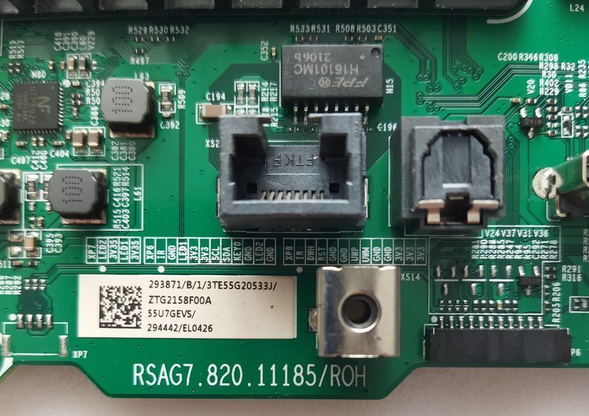 Плата Main RSAG7.820.11185/ROH до телевізора Hisense 55U8GQ, Б/в 47/1 фото