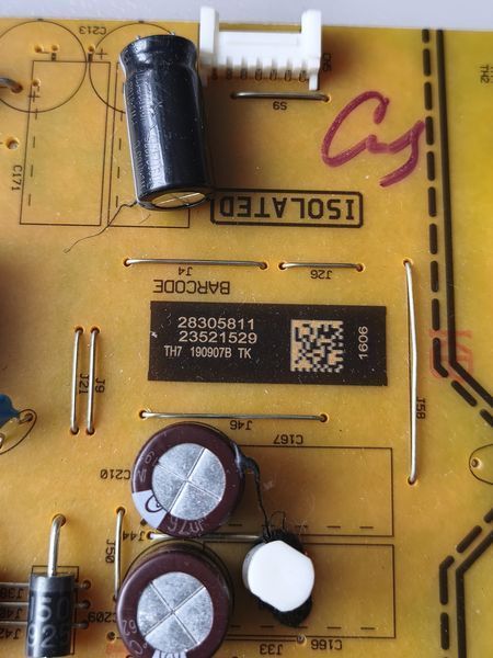 Блок живлення PSU 17IPS72P 23521529 до телевізора Panasonic TX-43JX600B, Б/в 3A/38 фото