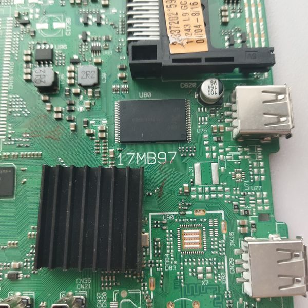 Плата Main Vestel 17MB97 23337201 Scr: LSC400HN02-G02 до телевізора Bush LED40287FHD, Б/в 54/10 фото