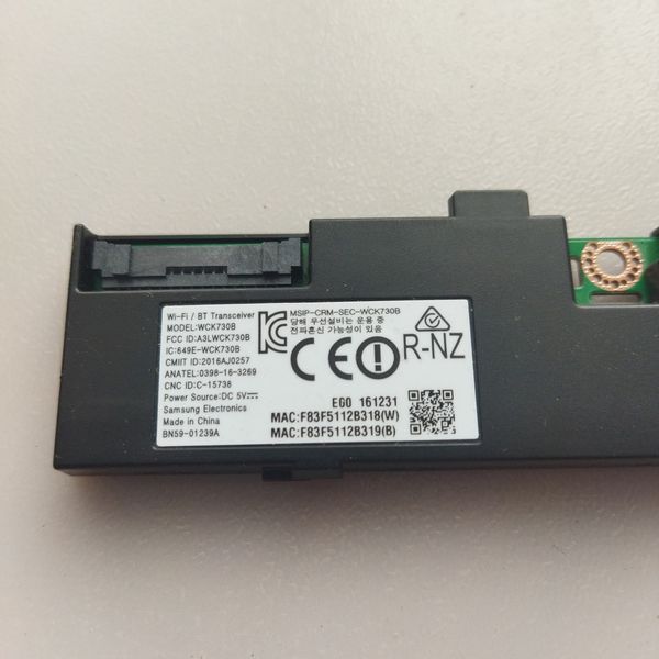 Адаптер WIFI/BT WCK730B BN59-01239A до Samsung UE43KU6400U, Б/в 2611849552 фото