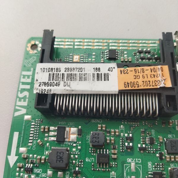 Плата Main Vestel 17MB97 23337201 Scr: LSC400HN02-G02 до телевізора Bush LED40287FHD, Б/в 54/10 фото