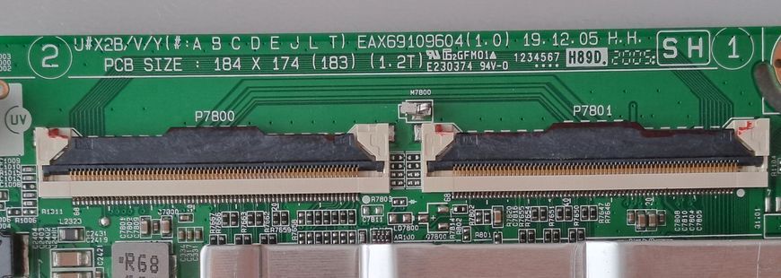 Плата Main EAX69109604 EBT66463503 до телевізора LG 75UN85006LA, Б/в 40/7 фото