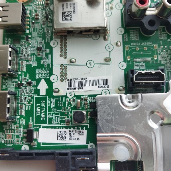 Плата Main EAX68253604 EBT66165703 до телевізора LG 43UM7000PLA &mdash; Пошкоджена / Під відновлення ER1/8 фото