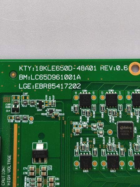 Інвертор LED Driver EBR85417202 LC65D961001A 18KLE650D-48A01 до телевізора LG 65SK8500PLA, Б/в T1/168 фото
