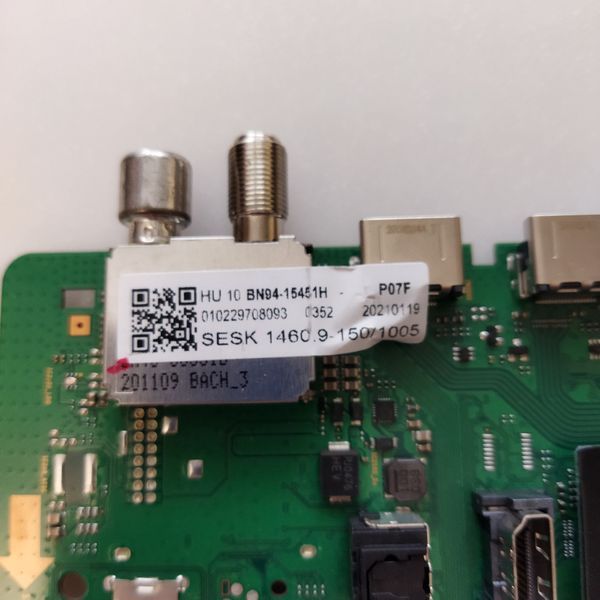Плата Main BN41-02756C BN94-15451H до телевізора Samsung UE55TU8070, Б/в 36/2 фото