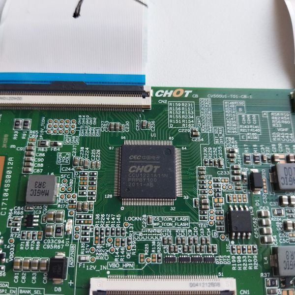 Плата T-CON CV500U1-T01-CB-1 до Philips 50PUS6704/12, Б/в T1/45 фото