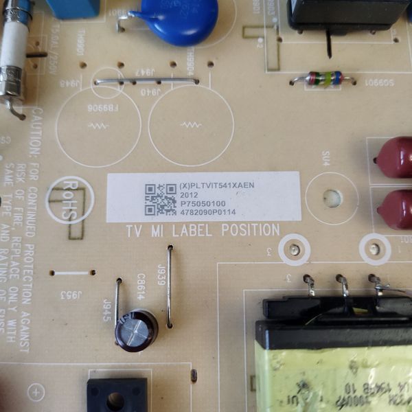 Блок живлення PSU 715GA025-P01-000-003M P75050100 до PHILIPS 75PUS6754/12, Б/в 1A/25 фото