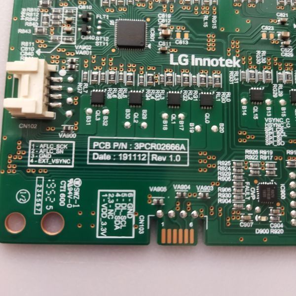 Led driver EBR89756301 3PCR02666A до LG 55NANO916NA, Б/в T1/107 фото