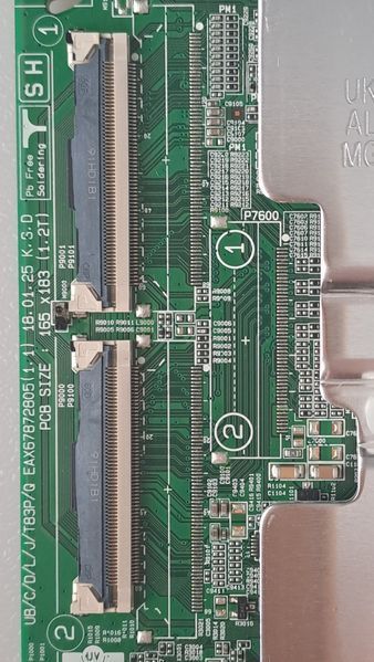 Плата Main EAX67872805 до телевізора LG 43UK6950 43UK6750, Б/в 27/5 фото