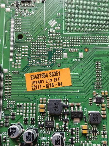 Плата Vestel 17MB120 23437655 Scr: LSC550FN13 до телевізора Logik L55UE17, Б/в 80/2 фото