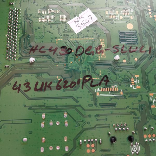 Плата Main Lj8 EAX67872805 до телевізора lg 43UK6200 43UK6300, Б/в 27/1 фото