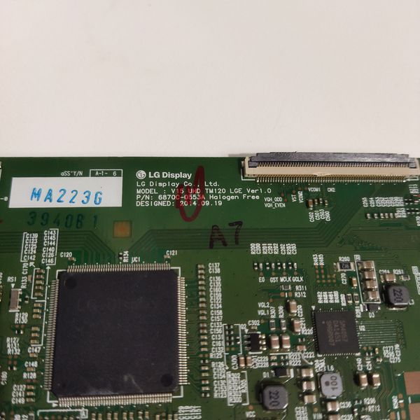 Плата T-con 6870C-0553A LC550EQW до LG 55UF850V, Б/в T1/50 фото