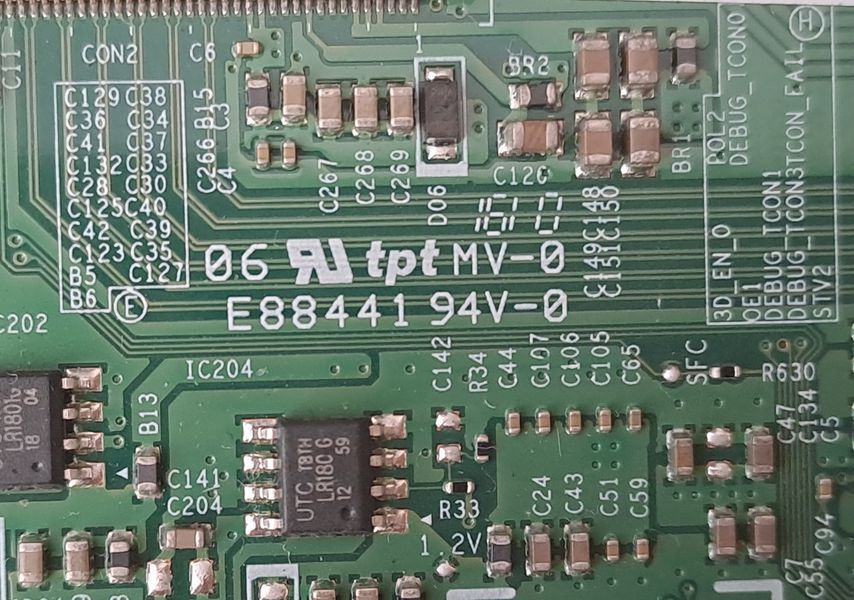Плата T-con Bn41-02229A до телевізора Samsung UE40H6400, Б/в T1/130 фото