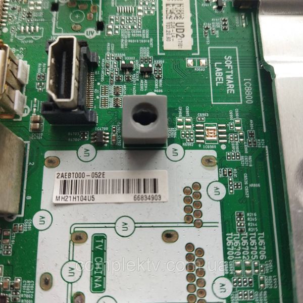 Плата LJ21 U#15D EAX69581701 до LG 43NANO756PR Б/в 63/1 фото