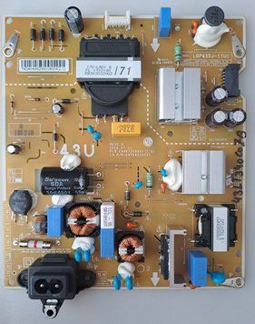 Блок живлення PSU lgp43dj-17u1 EAX67209001 EAY64529501 до телевізора LG 43LT3400, Б/в 1L/20 фото