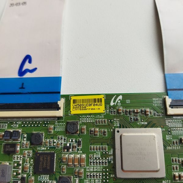 Плата T-con 20Y_S65JU22MQV0.1 LMY550FF06-A до Sony KD-55XH9005, Б/в T1/62 фото