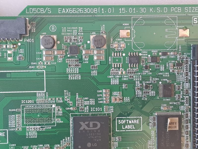 Плата Main LD5CB EAX66263008 до телевізора LG 32LX320C, Б/в 23/6 фото