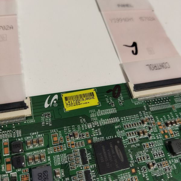 Плата T-con 18Y_RAHU11P2TA4V0.0 LMC650FN04 до Toshiba 65U2963DB, Б/в T1/15 фото