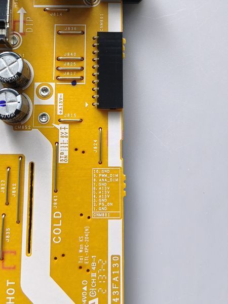 Блок живлення PSU Kant_SU2E_43 BA43FA130 до телевізора Samsung UE43AU7100K, Б/в 3S/10 фото
