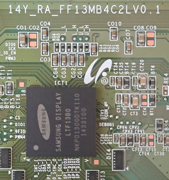 Плата T-CON 14Y_RA_FF13MB4C2LVO.1 до телевізора Phillips 40PFK6300, Б/в T1/119 фото
