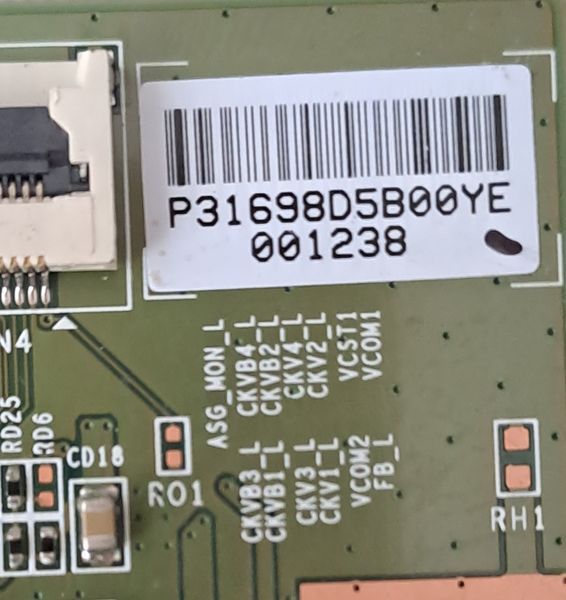 Плата T-CON 14Y_RA_FF13MB4C2LVO.1 до телевізора Phillips 40PFK6300, Б/в T1/119 фото